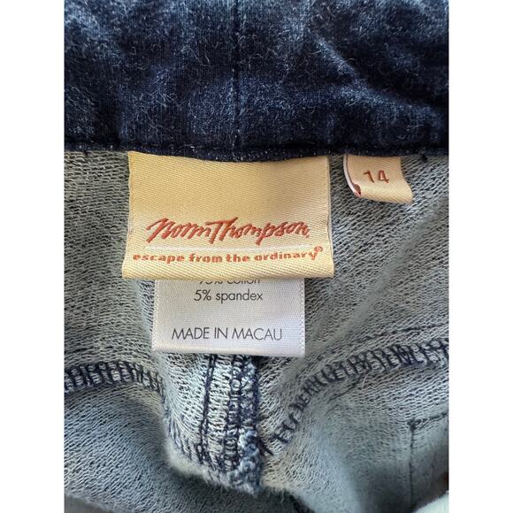 Vintage Norm Thompson Dark Rinse Wide Leg High Waist Jeans - Picture 6 of 10